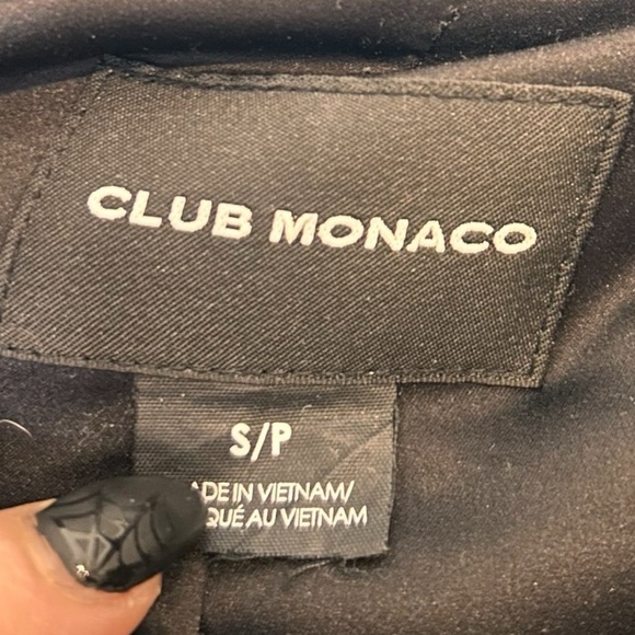 Club Monaco Abelar Coat- Green Boucle Wool Peacoat- Small - Picture 9 of 12